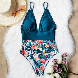 Women Plus Size One Piece Swimsuit