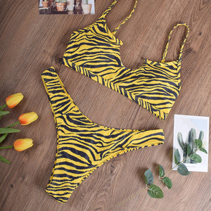 Womens Tiger Print Bikini