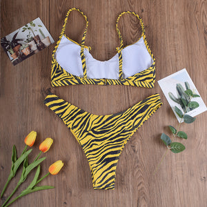 Womens Tiger Print Bikini