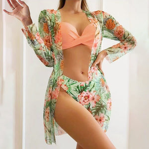 2 Piece Swimsuit with Cover Up