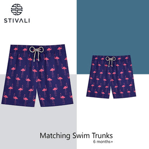 Father Son Matching Swim Trunks 