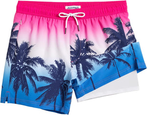 Swim Trunks with Compression Liner 