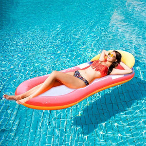 Inflatable Swimming Floating Bed - Vacation Swim