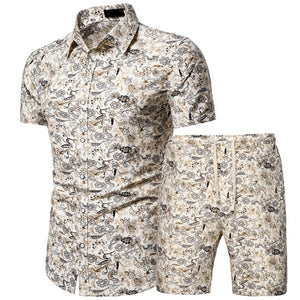 Men's Short Sleeve Short Set