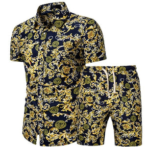 Men's Short Sleeve Short Set